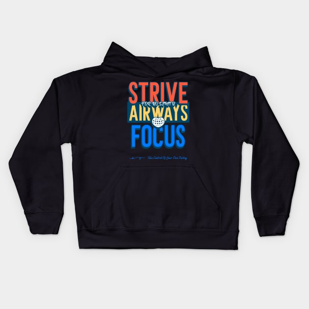 Strive Airways Kids Hoodie by Pod11 Prints